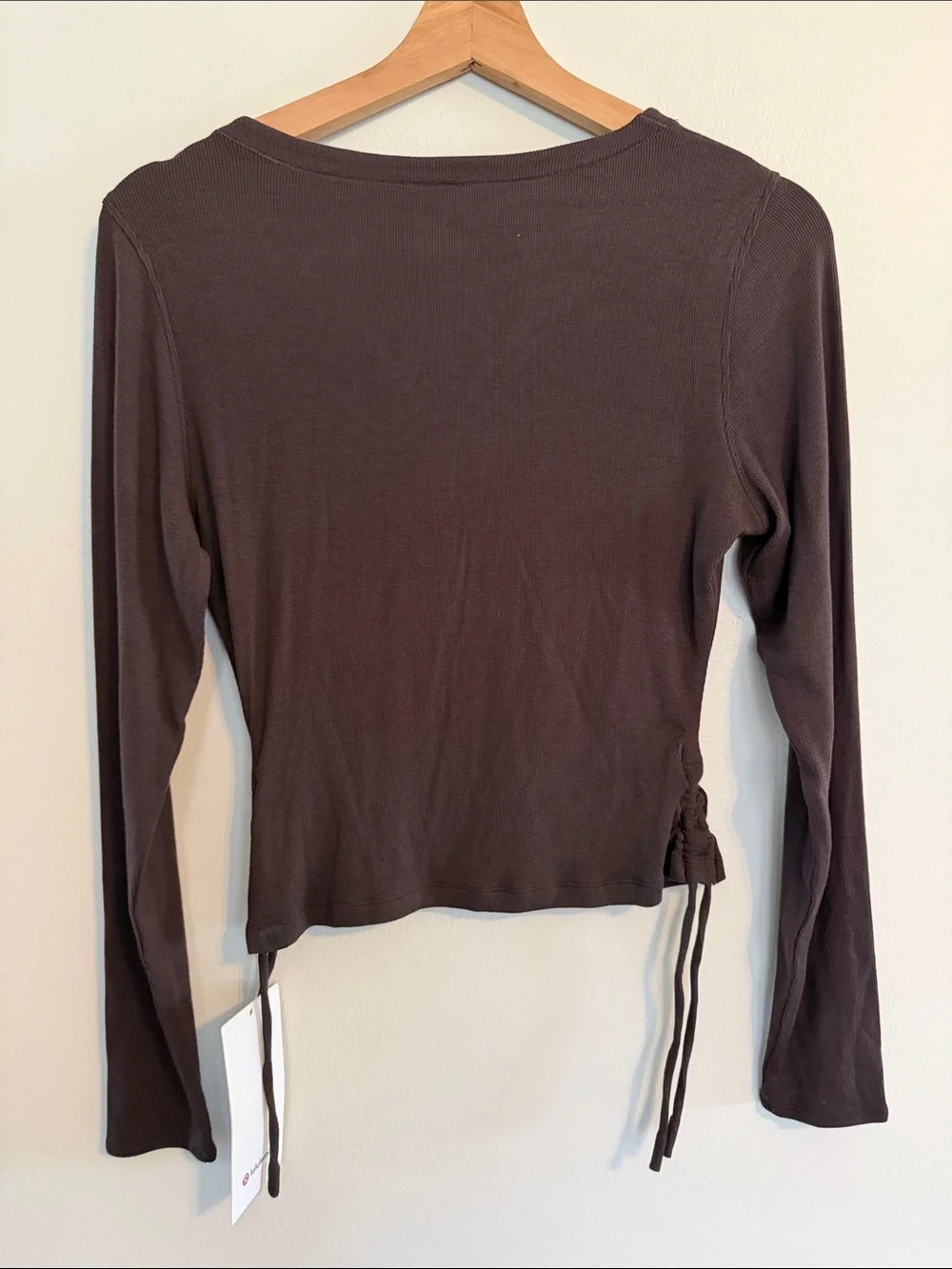 Lululemon Side-Cinch Ribbed Cardigan Espresso